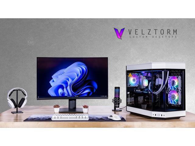 Velztorm Praetix 3D Desktop PC (AMD Ryzen 7 9800X3D, GeForce RTX 5080, 32GB DDR5, 2TB PCIe SSD, RGB Fans, 360mm AIO, 1000W PSU, WiFi 7, Bluetooth...