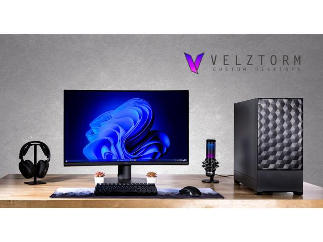 Velztorm Ace II Gaming Desktop PC (AMD Ryzen 7 7700X, GeForce RTX 5070, 32GB DDR5, 2TB PCIe SSD, 750W PSU, WiFi 7, Bluetooth 5.4, RJ-45, 3 Display...