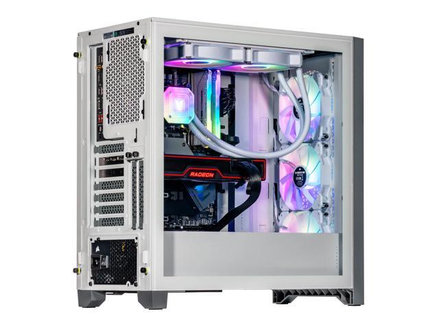 Velztorm iCUE Certified Argentux Custom Built Gaming Desktop PC (Intel i7-11700K, Radeon RX 9070 XT, 32GB DDR4, 2TB PCIe SSD, RGB Fans, 240mm AIO,...