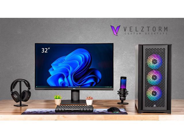 Velztorm iCUE Certified Aciex Custom Built Gaming Desktop PC (Intel i9-13900K, GeForce RTX 5090, 64GB DDR5, 2TB PCIe SSD, RGB Fans, 360mm AIO,...