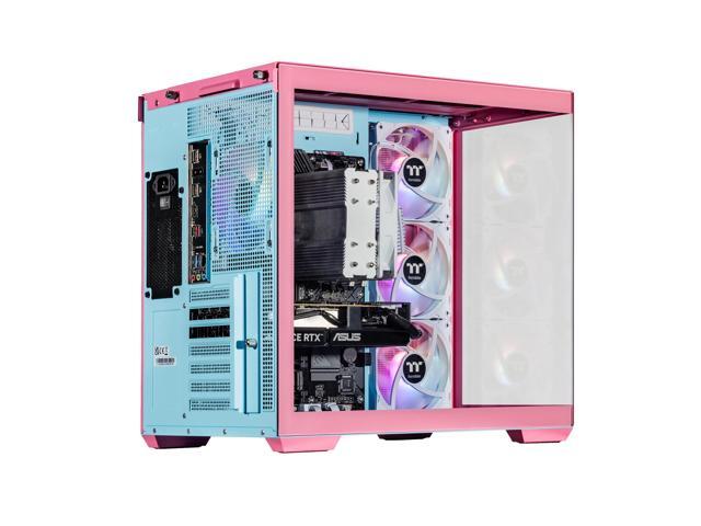 Velztorm Pink Fultix Gaming Desktop PC (AMD Ryzen 5-5500, GeForce RTX 5070 Ti, 32GB DDR4, 2TB PCIe SSD, RGB Fans, 750W PSU, WiFi 5, Bluetooth 5.0,...
