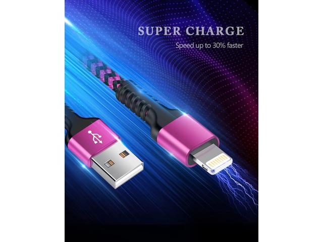 iPhone Charger Cable, [2pack/3ft] Apple Lightning Cord for iPhone 14 Pro Max 13 12 Pro/11/XS/XR/X/8 Plus/7, iPad Mini, iPad Air, USB-A Braided...