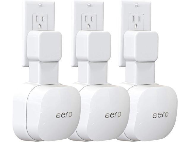 Outlet Wall Mount Only for eero 6 & eero 6+ mesh Wi-Fi System, No Messy Wires & Space Saving Outlet Mount Holder for eero 6 Extender (3 Pack) Outlet Wall Mount Only for eero 6 & eero 6+ mesh Wi-Fi System, No Messy Wires & Space Saving Outlet Mount Holder for eero 6 Extender (3 Pack)