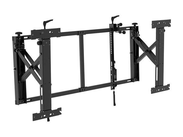 Monoprice Push-to-Pop-Out Wall Mount for 50in to 55in Screens, Max Weight 154 lbs, VESA Patterns up to 800x400 - Commercial Series