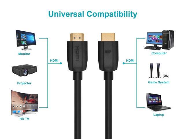 Monoprice Ultra 8K HDMI Cable - 6 Feet - Black High Speed, 8K@60Hz, HDR, 48Gbps, eARC, Compatible with PS 5 / PS 5 Digital Edition / Xbox Series...