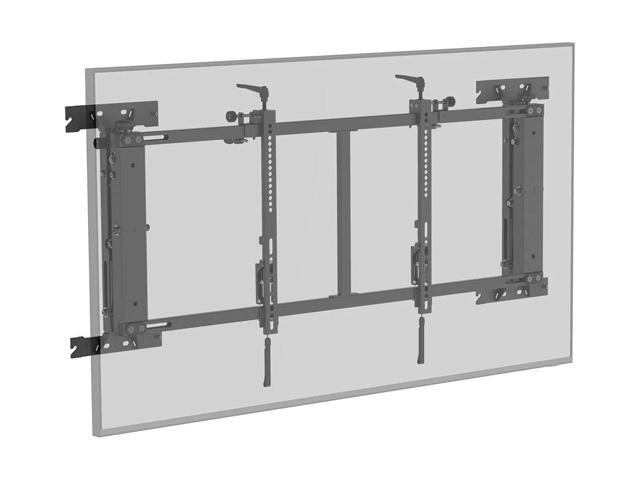 Monoprice Push-to-Pop-Out Wall Mount for 50in to 55in Screens, Max Weight 154 lbs, VESA Patterns up to 800x400 - Commercial Series