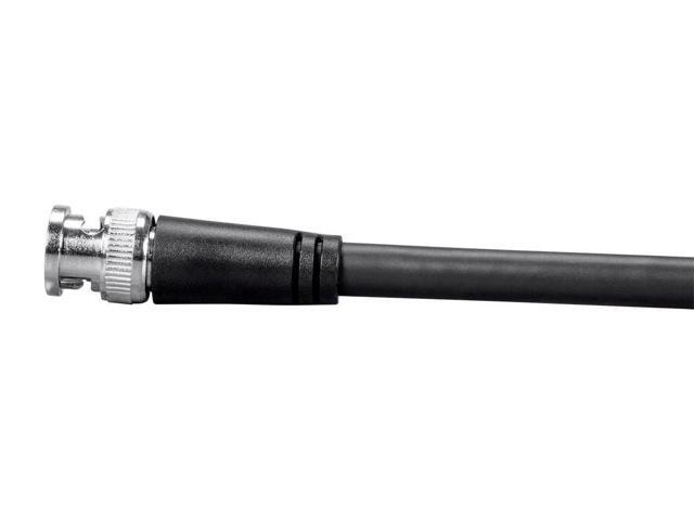 Monoprice SDI BNC Cable - 3 Feet - Black, 12Gbps, 16 AWG, Dual Copper, Aluminum Shielding, For Transmitting UHD-SDI Video Signals - Viper Series