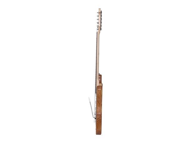 Monoprice Cali DLX Plus Solid Ash Electric Guitar - Natural, With Gig Bag, Ash Body, Maple Neck, Professionally Set-up in the US - Indio Series