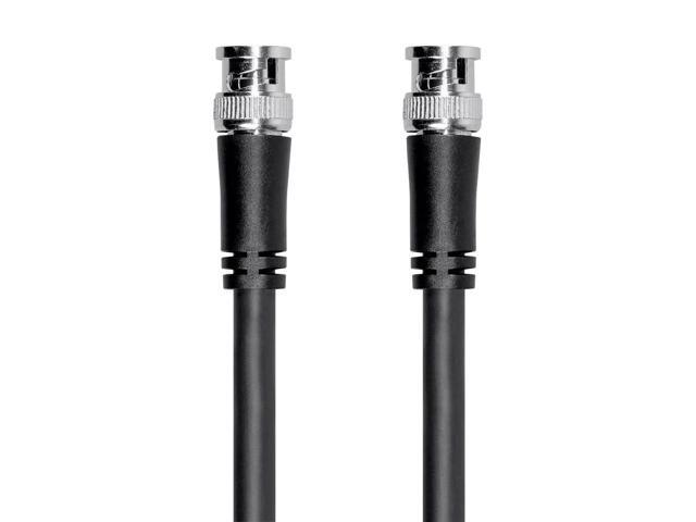 Monoprice HD-SDI RG6 BNC Cable - 3 Feet - Black For Use In HD-Serial Digital Video Transfer, Mobile Apps, HDTV Upgrades, Broadband Facilities -...