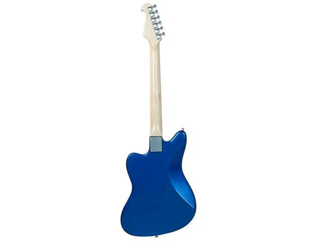 Monoprice Offset OS40 DLX Plus Alder Electric Guitar with Gig Bag, Alder Body, Soapbar Pickups, Maple Neck - Indio Series