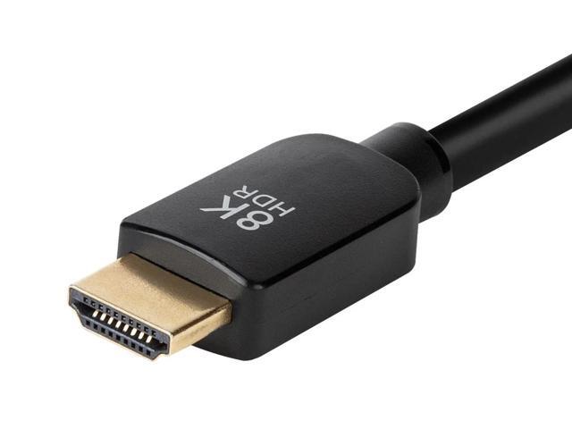 Monoprice Ultra 8K HDMI Cable - 10 Feet - Black (10 pack) No Logo, High Speed, 8K@60Hz, 48Gbps, Dynamic HDR, eARC, Compatible With PS5 / Xbox...