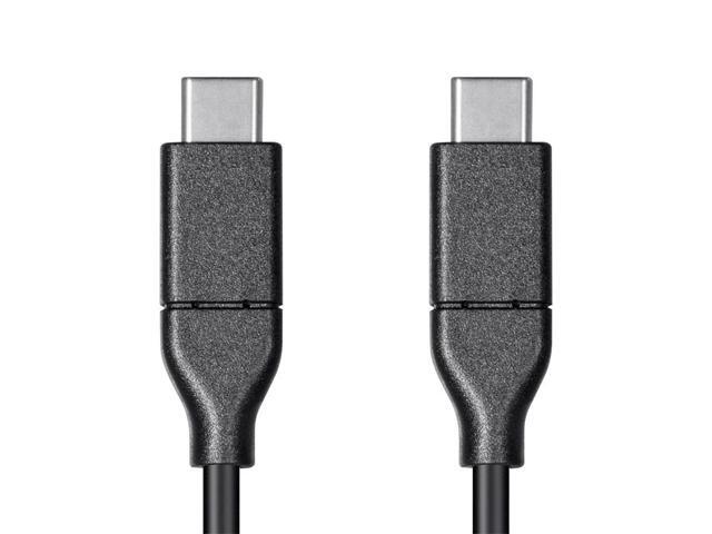 Monoprice USB C to USB C 2.0 Cable - 4 Meters (13.1 Feet) - Black 480Mbps, 5A, 30/26AWG, Type C, Compatible with iPad Pro / MacBook Pro / Samsung...