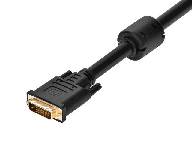 Monoprice 25ft 24AWG CL2 Dual Link DVI-D Cable - Black
