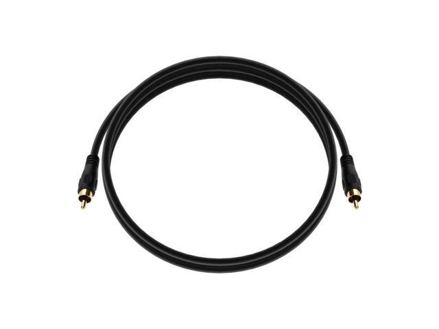 Monoprice 3ft Coaxial Audio/Video RCA Cable M/M RG59U 75ohm (for S/PDIF, Digital Coax, Subwoofer & Composite Video)