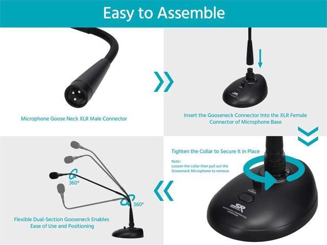 Stage Right by Monoprice Professional Conferencing Supercardioid Condenser Microphone