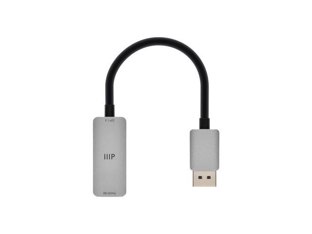 DisplayPort 1.4 to 8K60 HDMI Adapter, Dynamic HDR10+, Aluminum Chassis