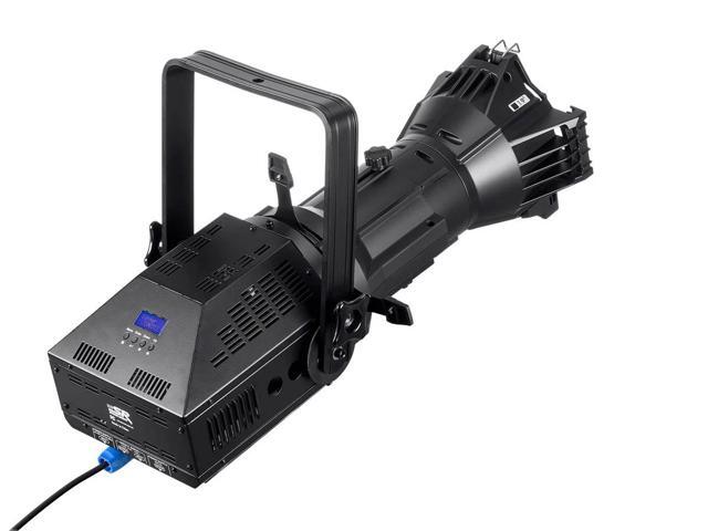 Monoprice COB LED Ellipsoidal - White 3200K 19 Degree With Gobo Holder, 200W, 3-channel DMX control