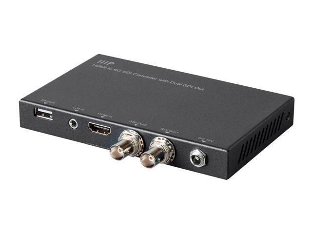 HDMI to 6G SDI Converter with Dual SDI Out, Automatically detects the HDMI input signal