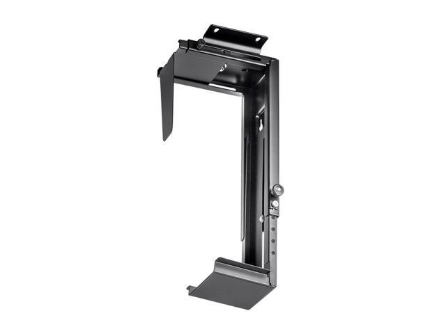 Monoprice Computer Case CPU Tower Holder, Adjustable Under Desk Mount With Rotating Mechanism, Designed For Use With Sit-Stand Desks - Workstream...