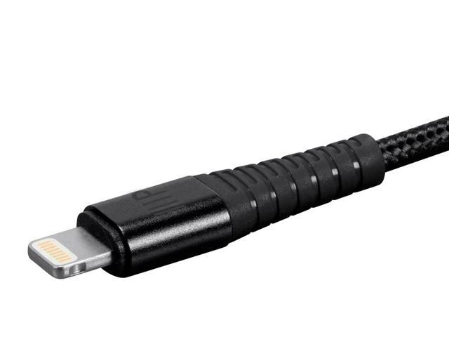 Monoprice AtlasFlex Series Durable MFi Certified Lightning to USB Type-A Charge & Sync Nylon-Braid