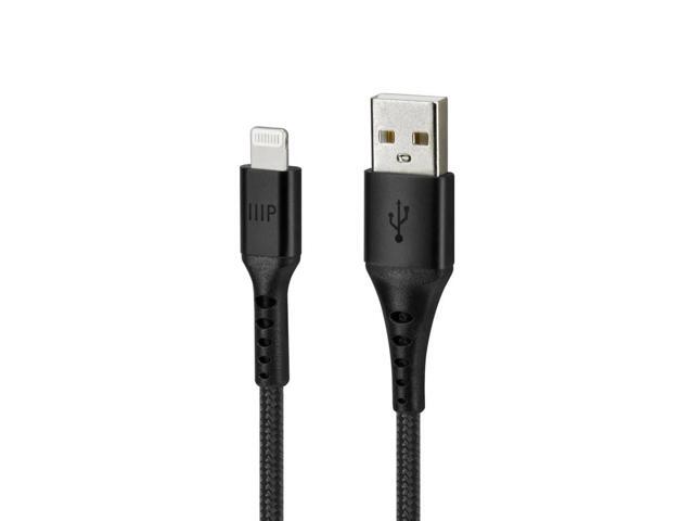 Monoprice AtlasFlex Series Durable MFi Certified Lightning to USB Type-A Charge & Sync Nylon