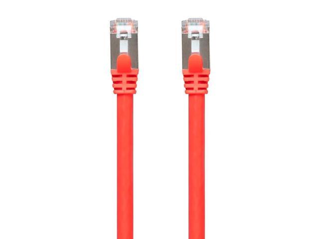 Monoprice Cat7 Ethernet Network Patch Cable - 5 feet - Red 26AWG, Shielded, (S/FTP) - Entegrade Series