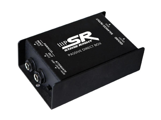 Monoprice Sound Block Passive Direct Box with Ground Lift and Attenuator, Bidirectional Impedance Matching - Stage Right Series
