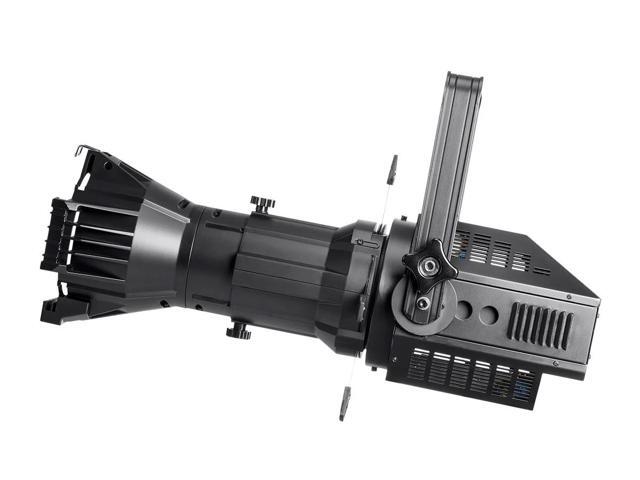 Monoprice COB LED Ellipsoidal - White 3200K 19 Degree With Gobo Holder, 200W, 3-channel DMX control