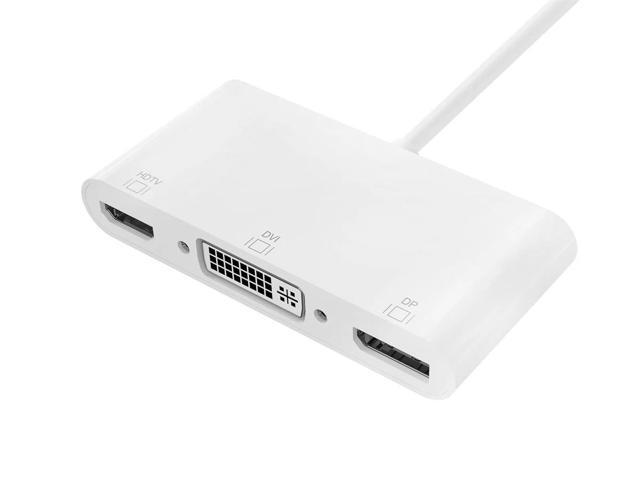 Monoprice USB-C to HDMI Adapter- Black Mirror Display Resolutions Up To 4K @30Hz to - Select Series