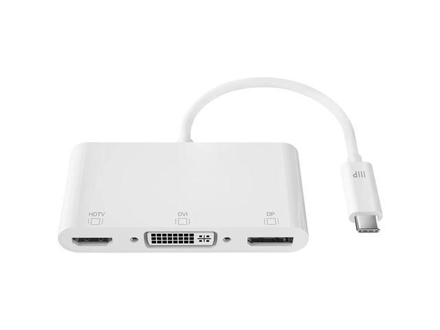 Monoprice USB-C to HDMI Adapter- Black Mirror Display Resolutions Up To 4K @30Hz to - Select Series