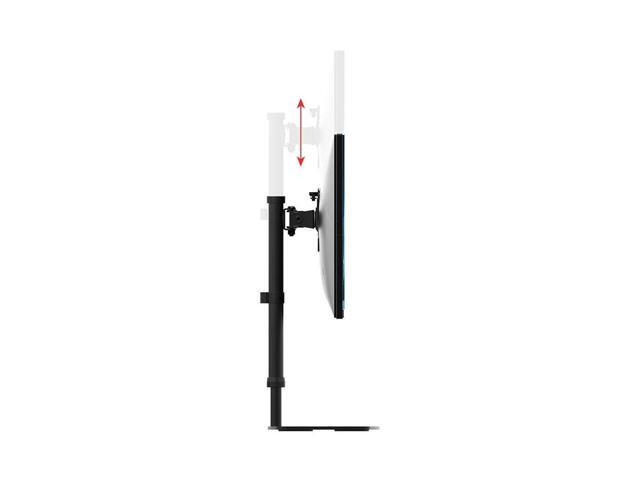 Monoprice Free Standing Single Monitor Desk Mount For Monitors Up To 27 Inches Easy Height-Adjustable - Workstream Collection