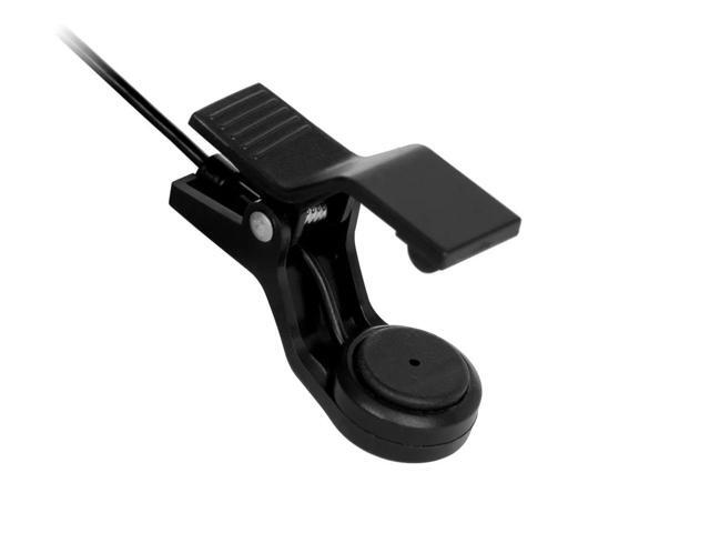 Monoprice Clip On Pickup - Black With 8 Inch Cable, 1/4 Staight Plug, Easy Tuning, Compatible With Acoustic Guitars, Cellos And Violins