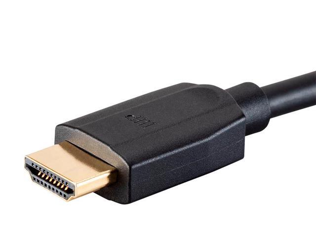 Monoprice High Speed HDMI Extension Cable - 1 Feet - Black 48Gbps, Ultra 8K, Dynamic HDR, eARC - DynamicView Series