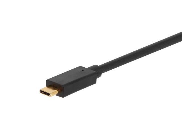 Monoprice USB 3.0 Type-C to Type-B Cable - 6 Feet - Black, Compatible External Hard Drive, MacBook Pro, Docking Station - Select Series