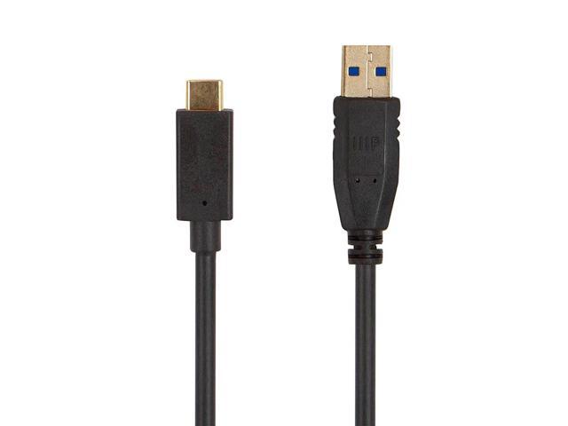 Monoprice USB 3.0 Type-C to Type-A Cable - 3 Feet - Black, For Nintendo Switch, Samsung Galaxy S10 S9 S8 Note, Android Google Pixel - Select Series