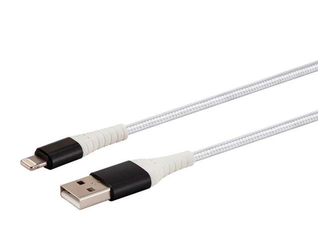 Monoprice AtlasFlex Series Durable MFi Certified Lightning to USB Type-A Charge & Sync Nylon-Braid