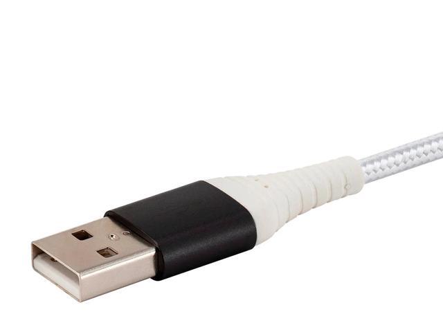 Monoprice AtlasFlex Series Durable MFi Certified Lightning to USB Type-A Charge & Sync Nylon-Braid