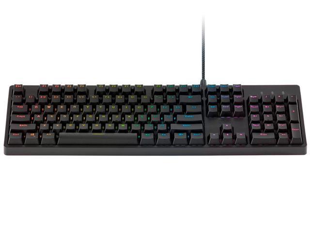 Dark Matter by Monoprice Collider Mechanical Gaming Keyboard - Cherry MX Red, Full RGB Customization, Wired, Full N-Key Rollover