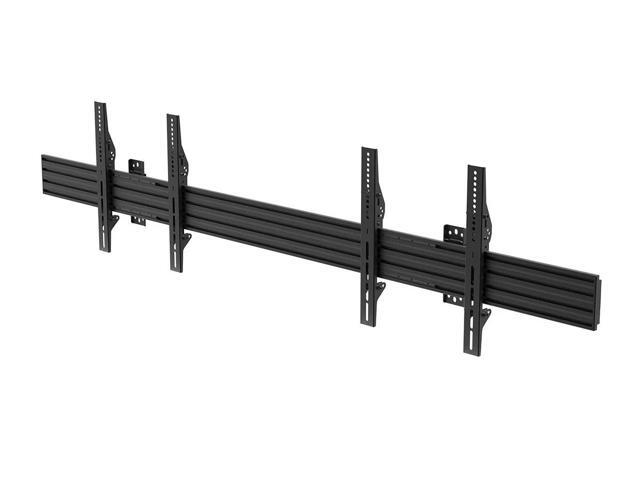 Monoprice 2x1 Menu Board Wall Mount For Screens between 32in to 65in, Max Weight 66 lbs, VESA Patterns up to 600x400 - Commercial Series
