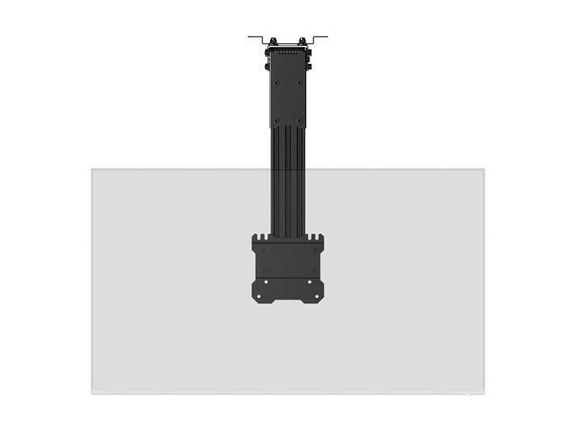 Monoprice Folding Ceiling TV Mount For TVs 10in to 40in, Max Weight 66lbs., Max Extension 15.7in, VESA Patterns up to 100x100 - Commercial Series