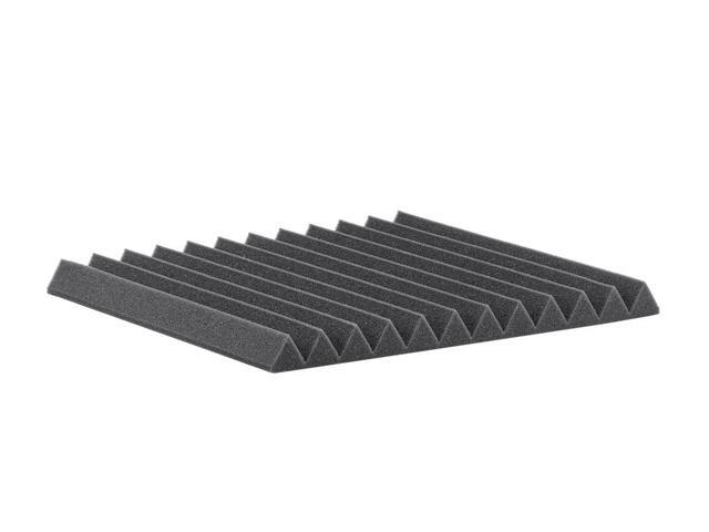 Monoprice Studio Wedges Acoustic Foam Panels (12-pack) 1in x 12in x 12in Fire-Retardant, Easy To Install - Stage Right Series