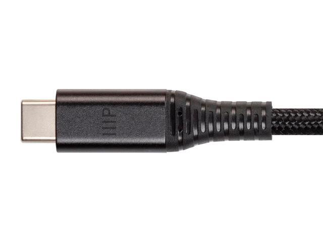 Monoprice Durable USB 3.2 Gen 2 Type-C Data and Power Kevlar Reinforced Nylon-Braid Cable - 1 Meter - Black | 5A/100W - AtlasFlex Series - image 3