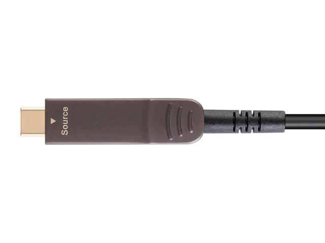 Monoprice USB 3.1 Type-C to Type-C Video Cable - 75ft, 4K@60Hz, Fiber Optic, AOC, Transmits Up To 100ft, Gold Plated Connectors - SlimRun AV Series