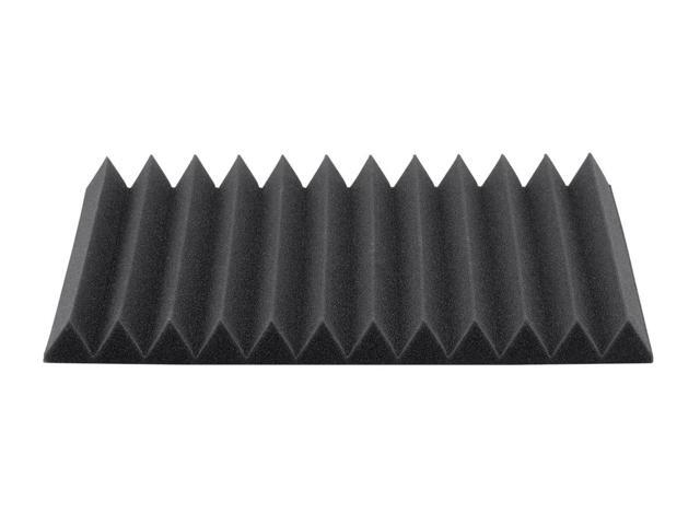 Monoprice Studio Wedges Acoustic Foam Panels (12-pack) 1in x 12in x 12in Fire-Retardant, Easy To Install - Stage Right Series