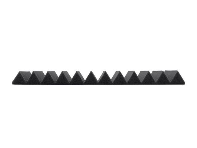 Monoprice Studio Wedges Acoustic Foam Panels (12-pack) 1in x 12in x 12in Fire-Retardant, Easy To Install - Stage Right Series