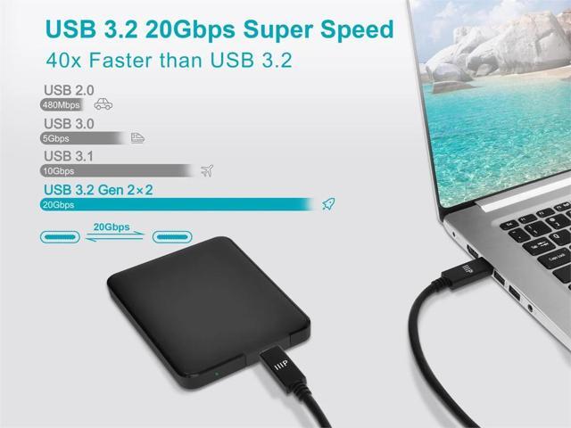 Monoprice USB C 3.2 Gen2 Cable - 1 Meter (3.3 Feet) - Black 10Gbps, 5A, Type C, Ultra Compact, Compatible with Apple iPad / Xbox One / PS5 /...