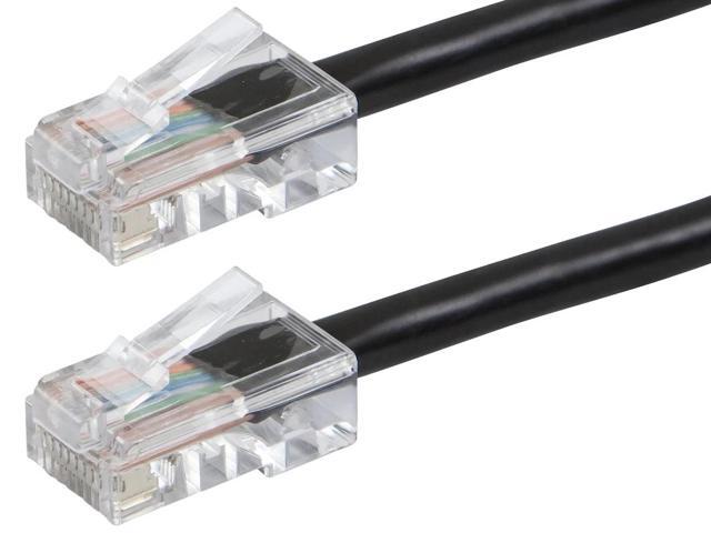 Monoprice Cat6 Ethernet Patch Cable - 20 Feet - Black Network Internet Cord - RJ45, Stranded, 550Mhz, UTP, Pure Bare Copper Wire, 24AWG -...