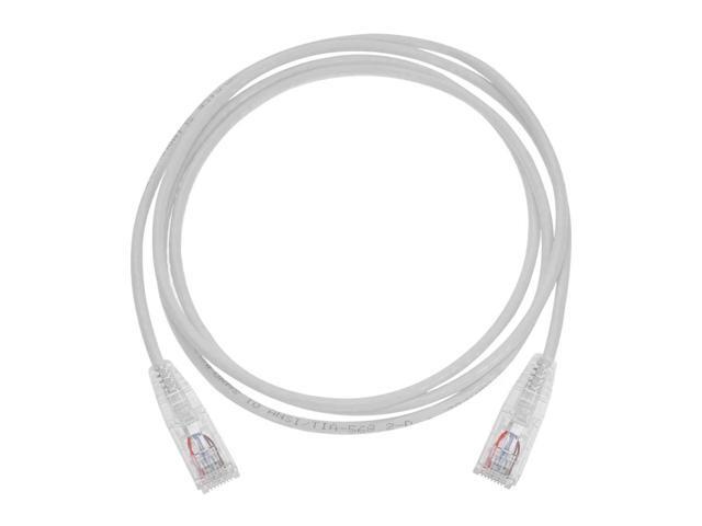 Monoprice Cat6 Ethernet Patch Cable - 5 Feet - White Network Internet Cord - Snagless RJ45 Stranded 550MHz UTP CMR Riser Rated Pure Bare Copper...
