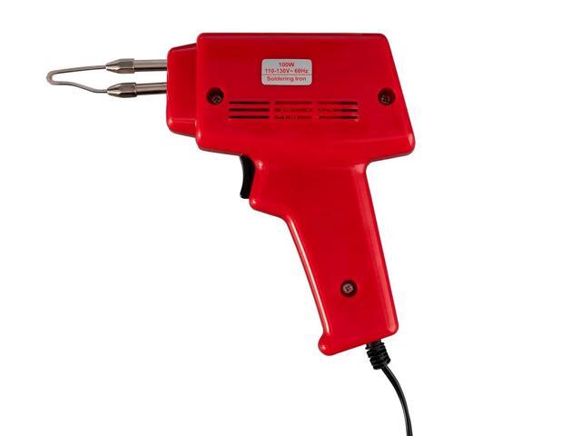 Monoprice 100-Watt Electric Soldering Tool, Double Insulated Soldering Tool, Lightweight and Balanced Pistol Grip