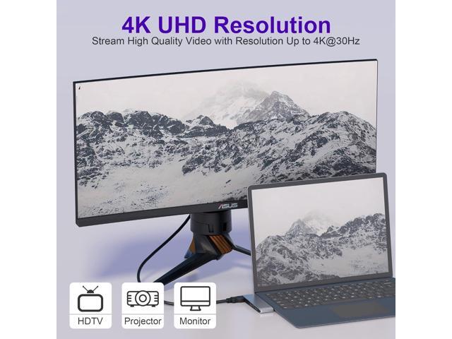 Surface Laptop 2 Docking Station, Microsoft Surface Laptop 2 USB Hub with 4K HDMI, USB 3.0, USB C, USB 2.0, SD Card Slot, TF Card Slot, 3.5 Audio...